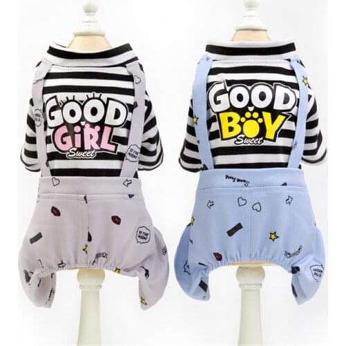 Cute Dog Pajamas Straps Dog Pyjama Jumpsuit For Yorkies Chiwawa Dog Overalls Pijama 4 Legs Pet Coat Jacket Costume For Dogs XXL