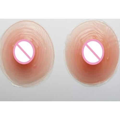 Pair 2020 Sexy False Nipple for Crossdresser Simulation Breast Stickers Female Adult Soft Lifelike Mastectomy Drag Queen Gift