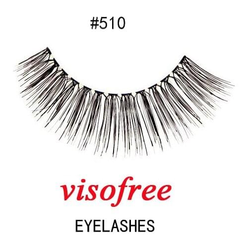 1Pair Visofree Eyelashes Fashion soft False Fake Human Hair Eyelashes Adhesives Glamour Crisscross Eye lashes Makeup Beauty #510