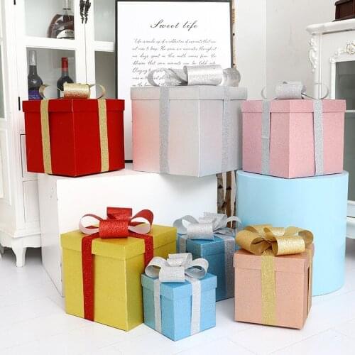 Navidad 2021 Christmas Decorations Packages Gift Boxes Tree Decor Shopping Malls Chen Mei Drop Ornaments Box Accessories