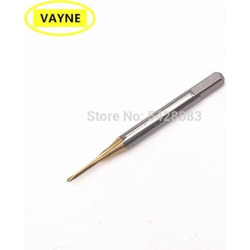 VAYNE HSSE American system Spiral Pointed Taps with Tin Coated UNC0-80/0-90/1-64/2-56/2-64/3-48/3-56 4-40/6-32/8-32/10-24/10-48