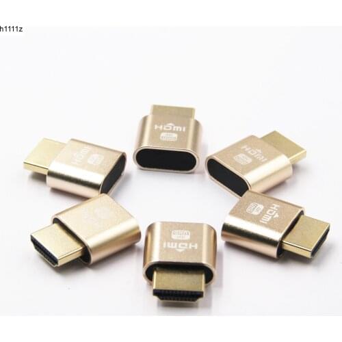HDMI Virtual Display 4K HDMI DDC EDID Dummy Plug EDID Display Cheat Virtual Plug HDMI Dummy Emulator Adapter for Bitcoin Mining