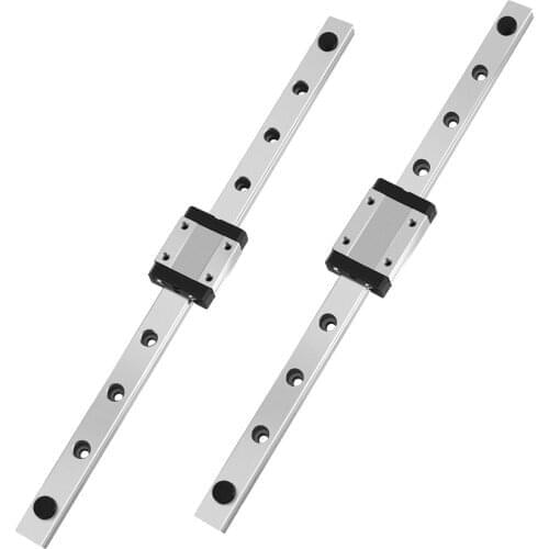 1PCS 3D Printer Parts Linear Guide MGN9 MGN15 300 350 400 450 500 550 600 mm Linear Rail + MGN9C MGN9H MGN15C MGN15H Bloc CNC