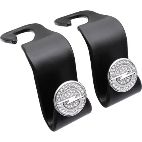 1/2PCS Car Hanger Bag Clips Seat Back Storage Hooks For Opel Astra H G J Insignia Mokka Zafira Corsa OPC Car-stying Accessories