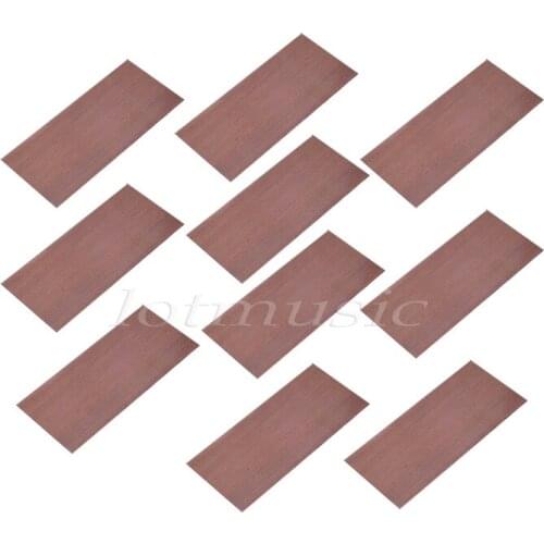10pcs Square Sapeli wood Guitar Head veneer Headplate Guitar Parts