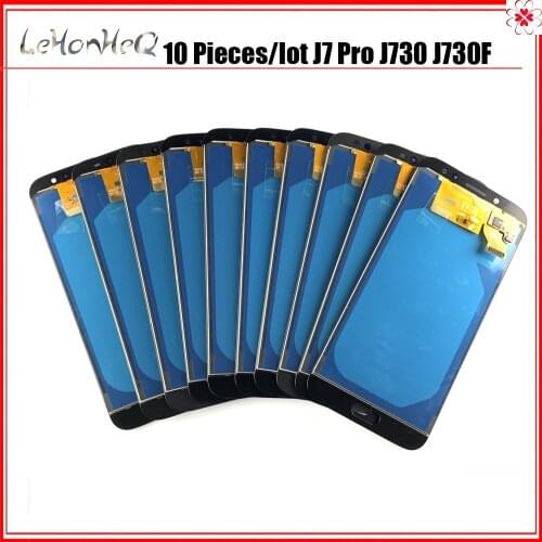 10 Piece/lot LCD For Samsung J7 Pro 2017 J730 J730F J730FM LCD Display Touch screen Digitizer Assembly For samsung J730 LCD