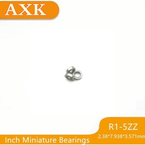 2019 Direct Selling Axk 20pcs R1-5zz (2.38*7.938*3.571) Bearings 3/32"x 5/16"x 9/64" Inch Miniature Ball Radial Free Shipping
