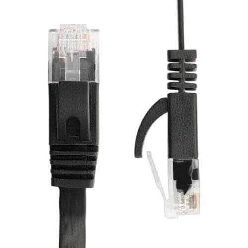 300PCS/lot 3FT 1M CAT6 CAT 6 Flat UTP Ethernet Network Cable RJ45 Patch LAN cable