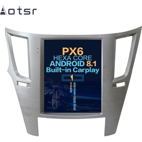 Aotsr Tesla 10.4“ Vertical screen Android 8.1 Car DVD Multimedia player GPS Navigation For Subaru Legacy 2009-2014 carplay