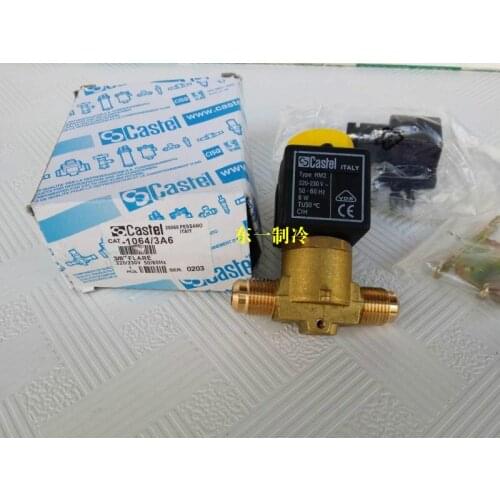 Castel Castel solenoid valve 1064/3A6 3/8 (10mm3 points 1064-3 refrigeration solenoid valve