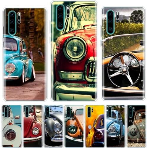 Classic Vintage Old Retro Car Phone Case For Huawei Honor 9 10 20 Lite Pro 7A 7X 8S 8X 8A 9X 1020i Y5 Y6 Y7 Y9 2019 V20 Cover Sh