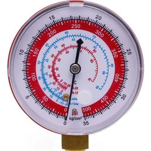 Air Conditioner R404 R134A R22 Refrigerant High Pressure Gauge PSI KPA Red Nice Gifts