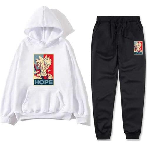 Mens Sets Hope For The Future Hoodies Suits Sportswear Hoodies And Pants Sweatshirts Casual Pullover Tracksuits Homme Clothing