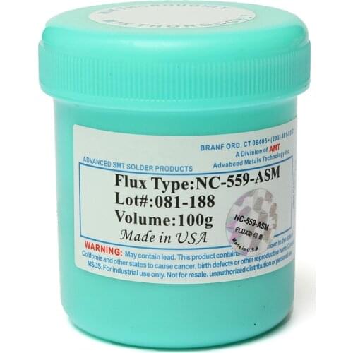 NC-559-ASM TPF Flux Anti-Wet No-Clean 100g Cream Solder Paste For Cell Phone Chip Video Chip BGA Solder