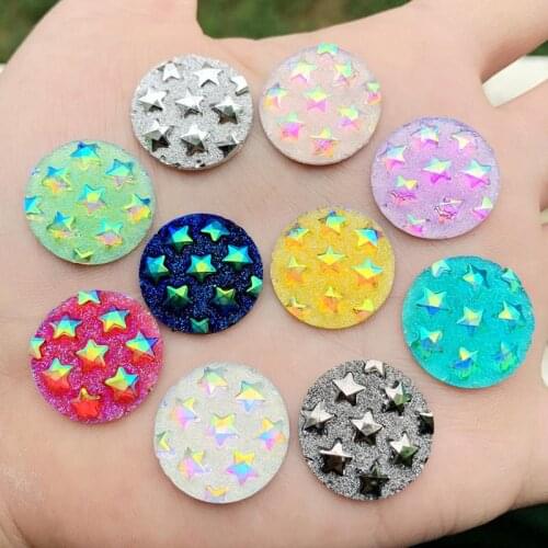 New 20mm Sew On Rhinestones applique Flatback Sewing Beads Loose Stone For Women Dress -B76