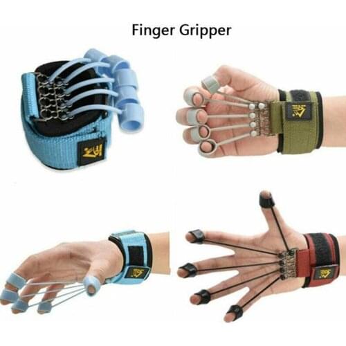 Finger Grippers Hand Silicone Finger Expander Exercise Wrist Fitness Exercisers For Finger Hand Trainer Equipment Strength N4F5