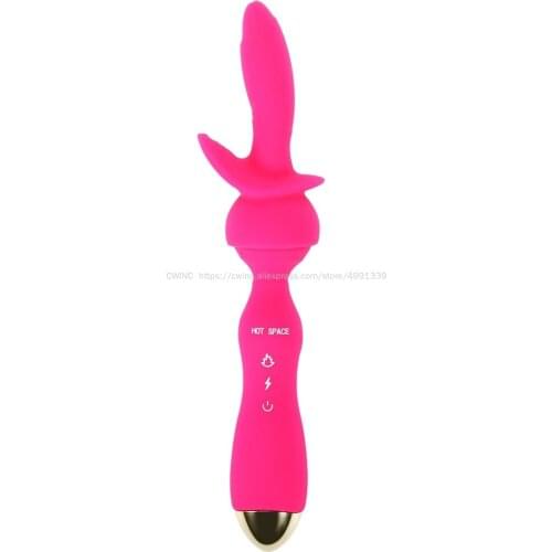Rechargeable AV Massager Vibrator 7-frequency Vibration with Heat Function