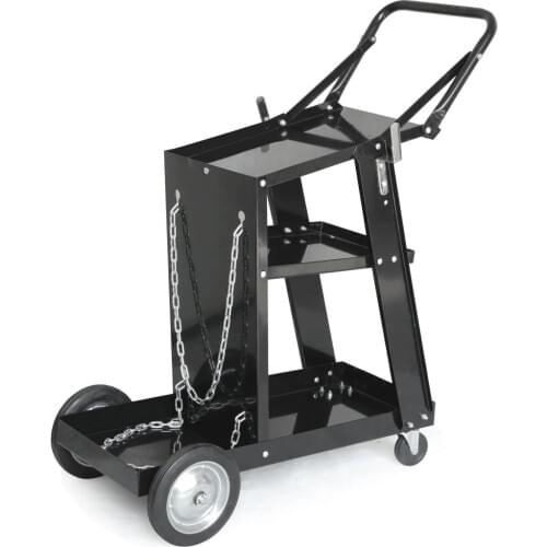 Professional Welding Cart Plasma Cutting Machine without Drawer Black