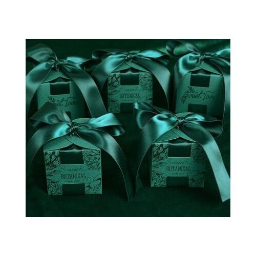 Wedding Favors Gift Box Souvenirs Gift Box With Ribbon Candy Boxes For Christening Baby Shower Birthday Event Party Supplies