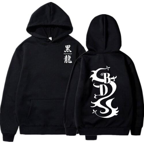 Manga Anime Tokyo Revengers Black Dragon Hoodies Hanagaki Takemichi Ken Ryuguji Sweatshirts Streetwear for Women/men Harajuku