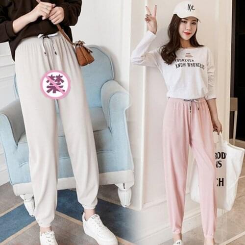 Outdoor Sex Pants Womens Sexy Harem Pants Women Casual Loose Korean Trousers Female Zipper Open Crotch Sexual Wear Clothes