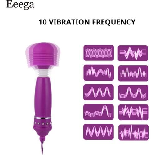 G Spot Vibrating Dildo for Women Powerful Magic Wand AV Vibrator Sex Toys for Woman Clitoris Stimulator Sex Shop for Adults