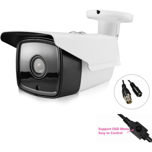 Waterproof 1080P AHD Starlight Camera Outdoor 20M Colored Night Vision Home Street Shop Security AHD/TVI/CVI/CVBS Analog Camera