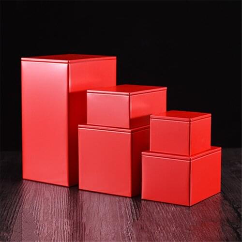 1pc Mini Tea Can Travel Portable Flower Tea Packaging Sealed Cans Metal Trumpet Creative Small Tea Cans Tin Box