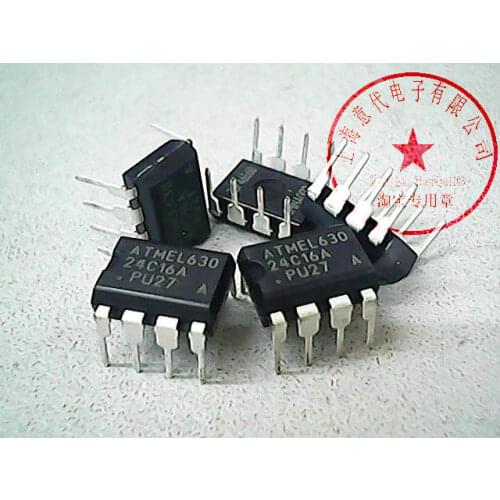 5pcs AT24C16A-PU27 24C16