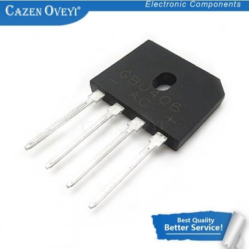 5pcs/lot GBU406 GBU410 GBU806 SIP-4 In Stock