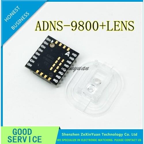 ADNS-9800 + ADNS-6190-002 A9800 DIP16sensor with new Optical lens NEW&ORIGINAL ADNS9800