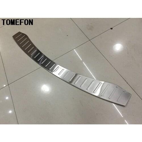 For Ford Explorer Sport 2016 2017 Stainless Steel Car Rear Bumper Scuff Sill Car Rear Bumper Protector Cover Trim Car Styling