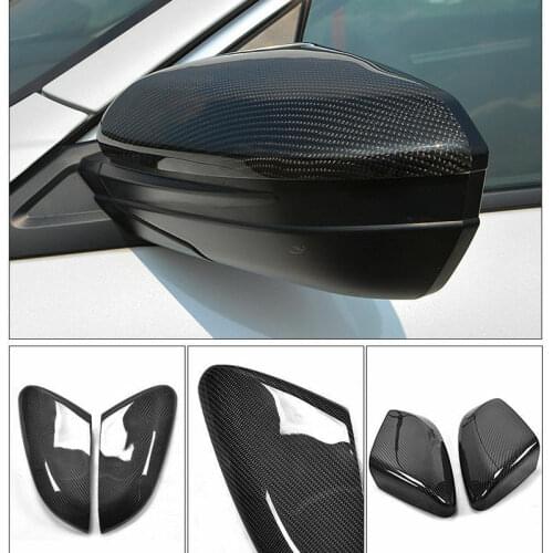 For Honda Civic 2016-2018 Carbon Fiber Look Side Door Mirror Cover Trim 2pcs Car modification Auto parts