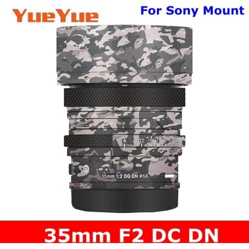 For Sigma 35mm F2 DC DN Contemporary (For Sony E Mount) Anti-Scratch Camera Lens Sticker Protective Film Body Protector Skin