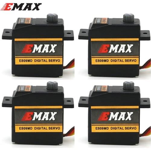 EMAX ES09MD Dual-bearing Special Swash Metal Digital Servo For TREX Align 450 Helicopter(es08ma es08md es08a)