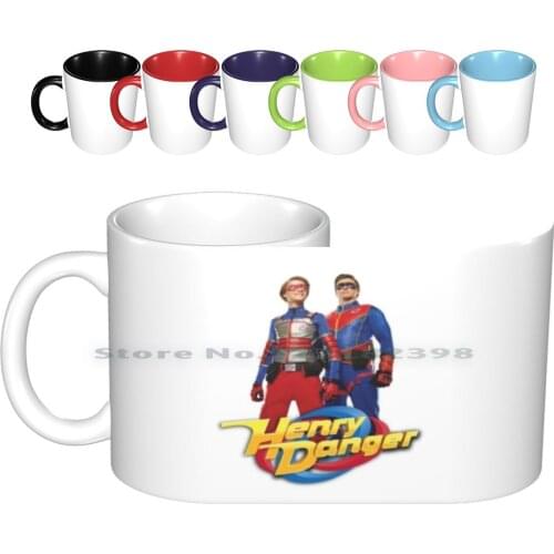 Henry Danger Heroes Ceramic Mugs Coffee Cups Milk Tea Mug Henry Danger Boys Girls Kids Tv Show Creative Trending Vintage Gift