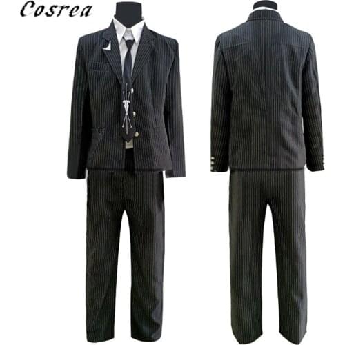 Super Danganronpa 2 Fuyuhiko Kuzuryuu Cosplay Costume Shirt Pants Coat Suits Dangan Ronpa Uniform For Women Mens Halloween