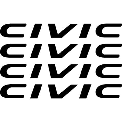 Creative Car Stickers Door Handle Quarter Window Creative Decoration Decals for Honda Civic Auto Tuning Styling Vinyls,17cm*7cm