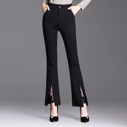 LOW LUV Women's Flared Trousers