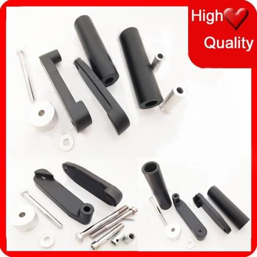 Motorcycle For Kawasaki Ninja 250 250R EX250 2009 2010 2011 Black No Cut Frame Sliders crash Falling protection