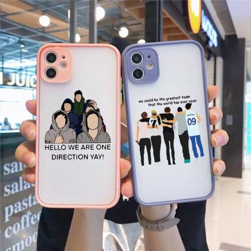 Soft Bumper Phone Case for IPhone 12 11 Pro Max XR 7Plus 8Plus X XR 7 8 XS Max SE2 One Direction Louis Tomlinson Clear Cover Bag