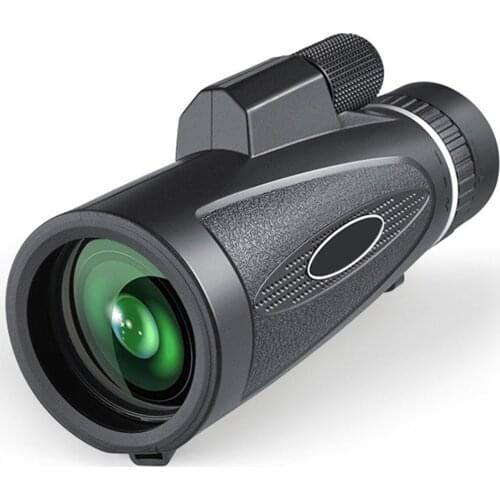 Zoom Optical HD Lens Monocular Telescope+ Tripod+ Clip For Universal Phone 12X50