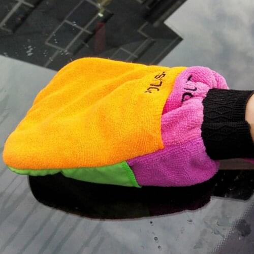 Car Wash Gloves 3 in 1 Multifunctional Mitt Microfiber Vehicle Cleaning Towel