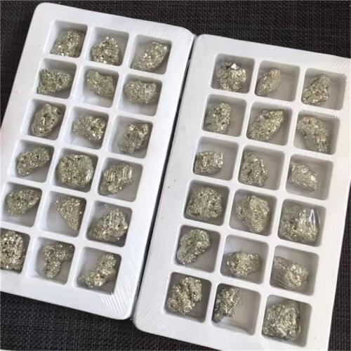 Natural gemstone pyrite cluster crystal rough raw healing stones for teaching specimen