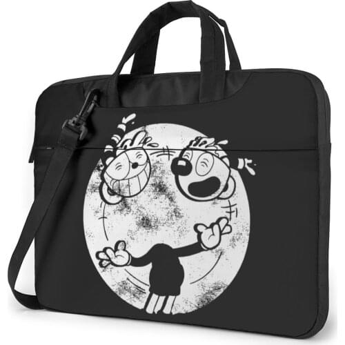 Cuphead Laptop Bag Case With Handle Protective Computer Bag Fashion Bike Laptop Pouch