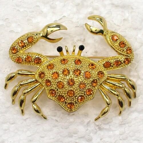 1 pcs Crab Pin brooches C878 G2
