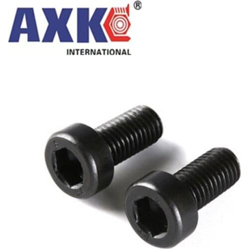 1/50pc M4 M5 M6 M8 M10 M12 M16 Grade 8.8 steel Black DIN7984 Hex Hexagon Socket Thin Low Short Profile Head Allen Cap Screw Bolt