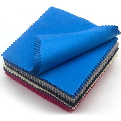 100pcs/lot Glasses Cloth Double Velvet Watch Phone Cloth For Glasses Eyeglasses Cleaner Print Customized Logo