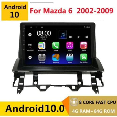 4G RAM 8 core Android car radio auto stereo for Mazda 6 bose 2002 03 2004 2005 2006 -2009 navigation GPS Multimedia Player