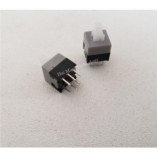 150pcs Push button switch 8.5*8.5mm 6P self reset self-locking lock switch self-locking button for led control board DIY